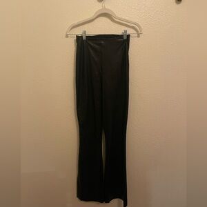 Commando faux leather flared legging